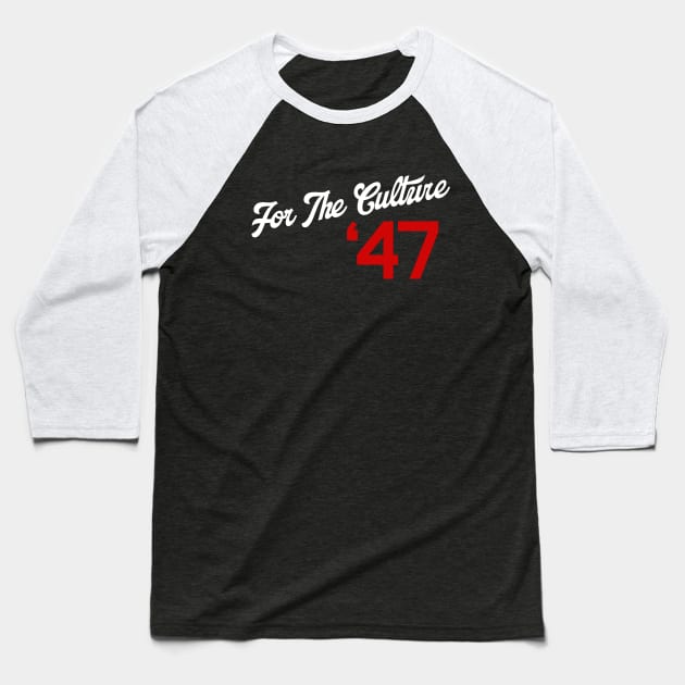 Jackie For The Culture Baseball T-Shirt by PopCultureShirts